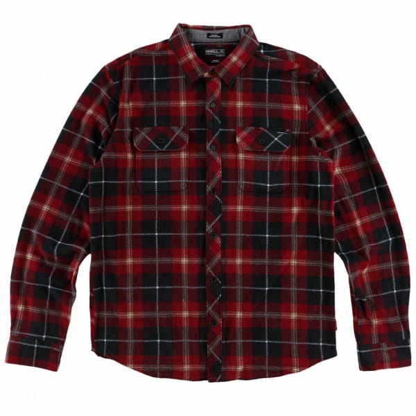 O'NEILL Guys' Glacier Plaid Long-Sleeve Shirt