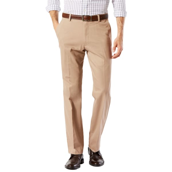 DOCKERS Men's Easy Khaki Straight Stretch Flat-Front Pants