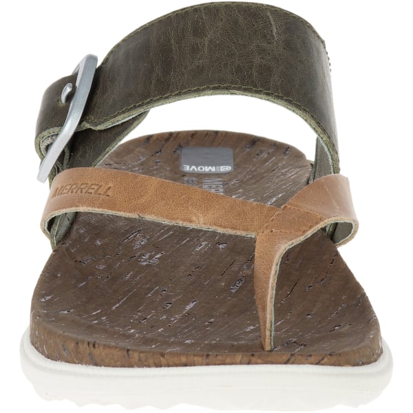 MERRELL Women's Around Town Thong Buckle Sandals, Vertiver