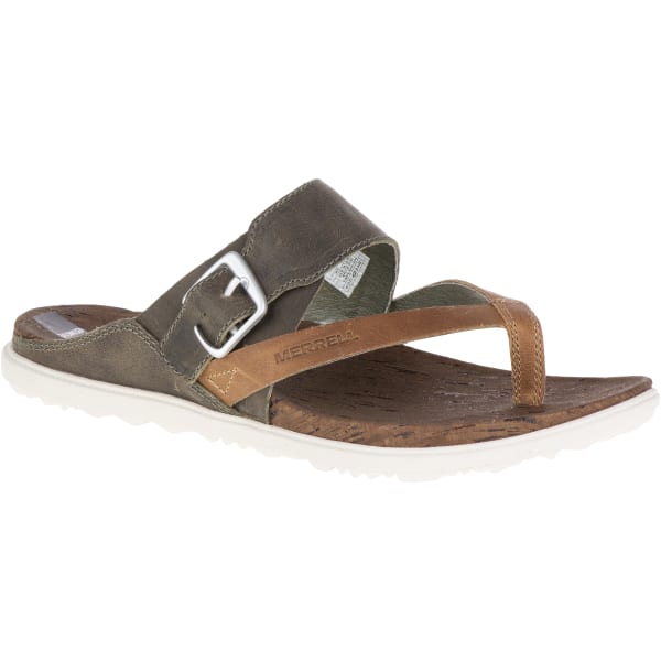 MERRELL Women's Around Town Thong Buckle Sandals, Vertiver