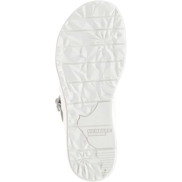 MERRELL Women's Around Town Buckle Slide Sandals, White