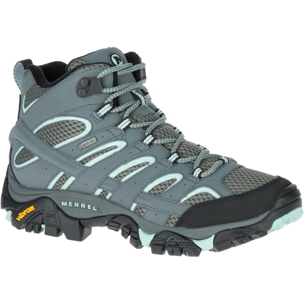 MERRELL Women's Moab 2 GORE-TEX Waterproof Hiking Boots,Sedona Sage, Wide