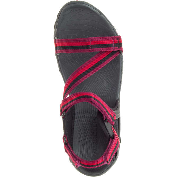 MERRELL Women's All Out Blaze Web Sandals, Beet Red