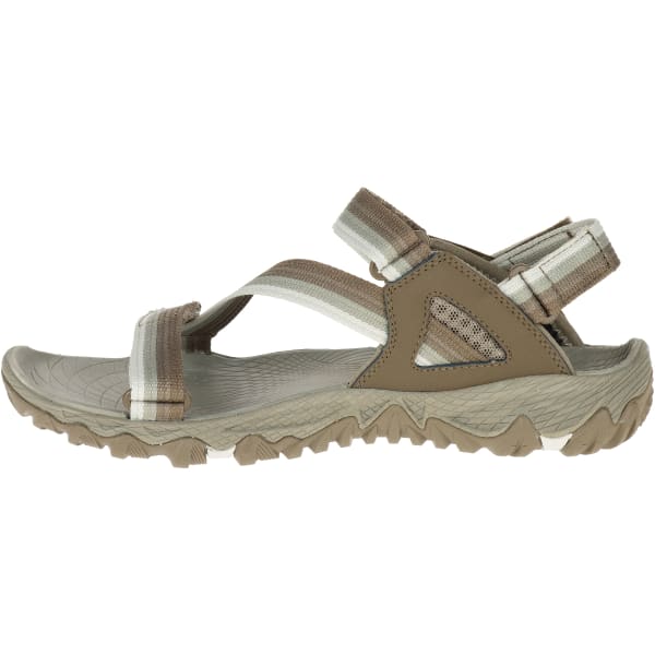 MERRELL Women's All Out Blaze Web Sandals, Aluminum