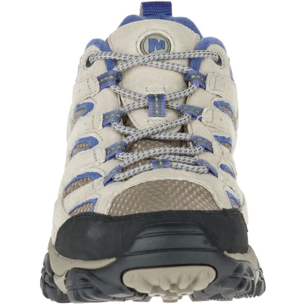 MERRELL Women's Moab 2 Ventilator Hiking Shoes, Aluminum/ Marlin Wide