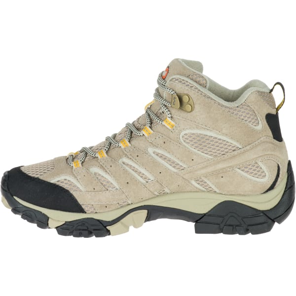 MERRELL Women's Moab 2 Ventilator Mid Hiking Boots, Taupe, Wide