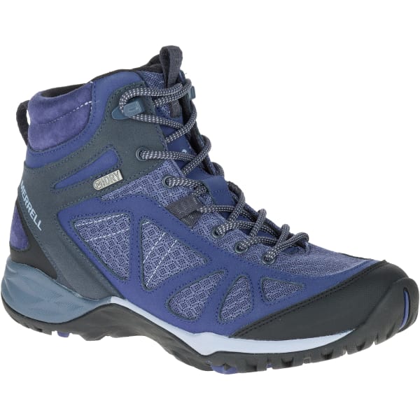 MERRELL Women's Siren Sport Q2 Mid Waterproof Hiking Boots, Crown Blue ...