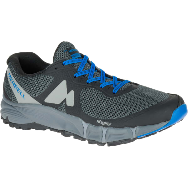 MERRELL Men's Agility Charge Flex Trail Running Shoes, Black