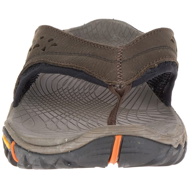 MERRELL Men's All Out Blaze Flip Sandals, Slate Black