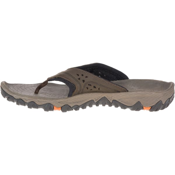 MERRELL Men's All Out Blaze Flip Sandals, Slate Black