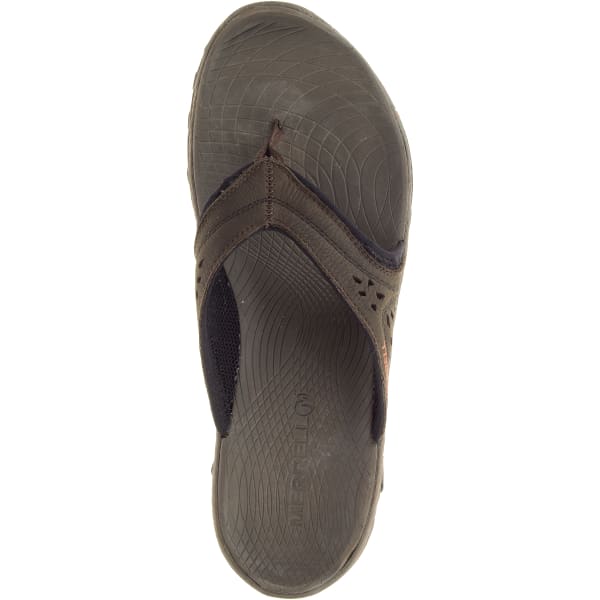 MERRELL Men's All Out Blaze Flip Sandals, Slate Black