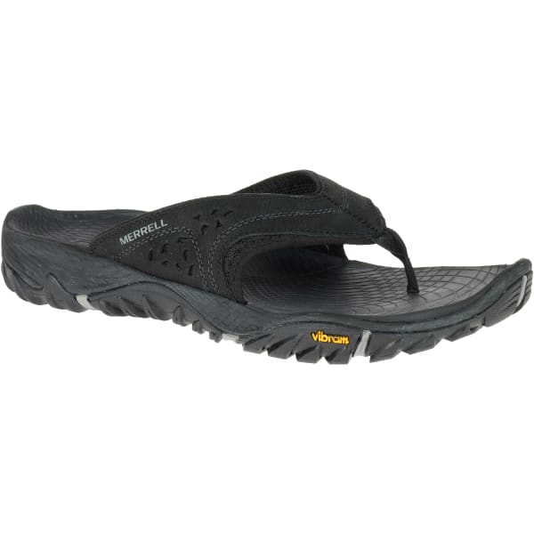 MERRELL Men's All Out Blaze Flip Sandals, Black