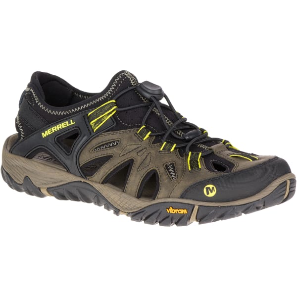 MERRELL Men's All Out Blaze Sieve Hiking Sandals, Olive Night