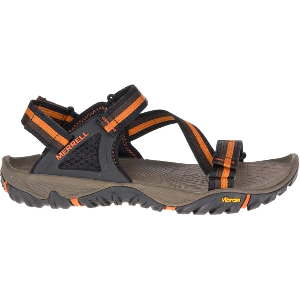 MERRELL Men's All Out Blaze Web Sandals, Slate Black