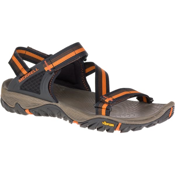 MERRELL Men's All Out Blaze Web Sandals, Slate Black