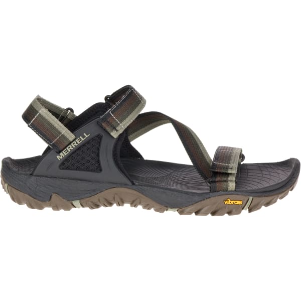 MERRELL Men's All Out Blaze Web Sandals, Dusty Olive