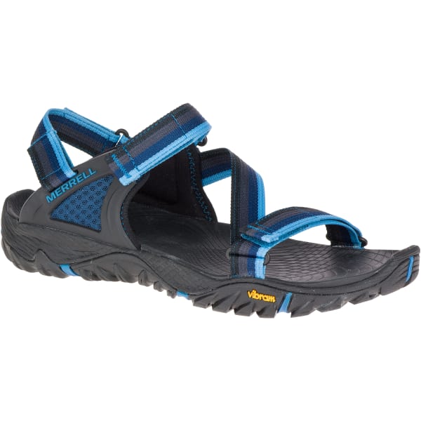 MERRELL Men's All Out Blaze Web Sandals, Ebony