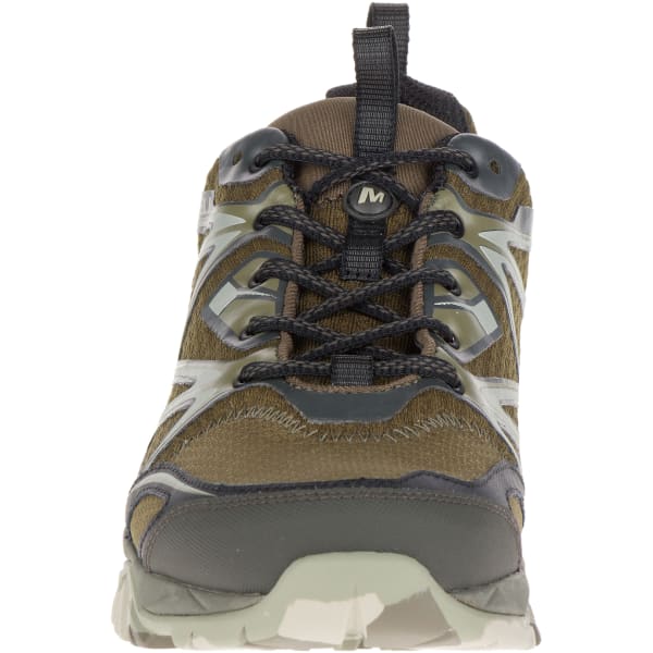 MERRELL Men's Capra Bolt Waterproof Hiking Boots, Dark Olive