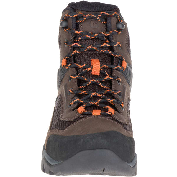 MERRELL Men's Everbound Ventilator Mid Waterproof Hiking Boots, Dark Earth