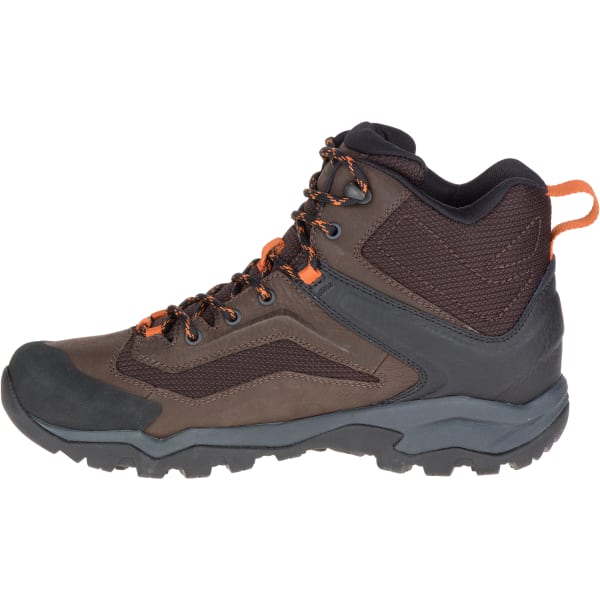 MERRELL Men's Everbound Ventilator Mid Waterproof Hiking Boots, Dark Earth