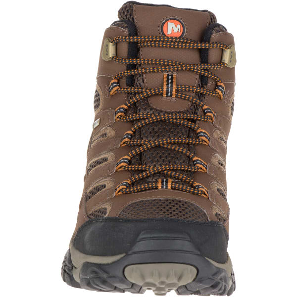 MERRELL Men's Moab 2 Mid GORE- TEX Hiking Boots, Earth