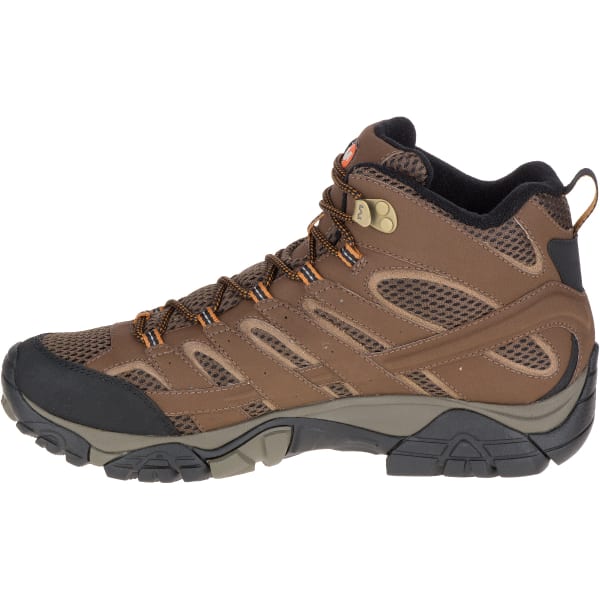 MERRELL Men's Moab 2 Mid GORE- TEX Hiking Boots, Earth