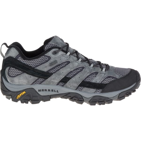 MERRELL Men's Moab 2 Waterproof Hiking Shoes, Granite