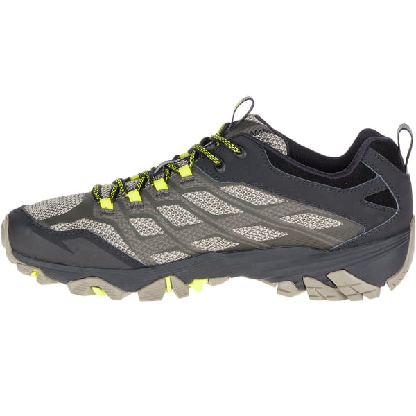 MERRELL Men's Moab FST Hiking Shoes, Olive Black