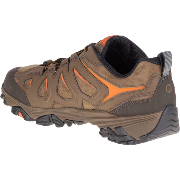 MERRELL Men's Moab FST Leather Hiking Shoes, Dark Earth