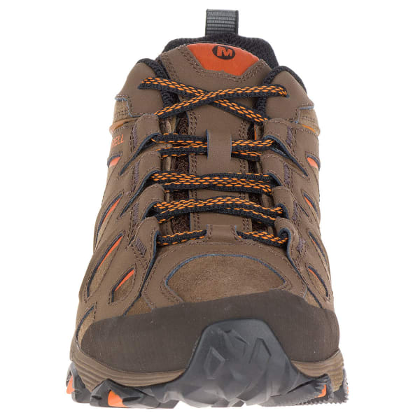 MERRELL Men's Moab FST Leather Hiking Shoes, Dark Earth