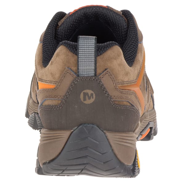 MERRELL Men's Moab FST Leather Hiking Shoes, Dark Earth, Wide