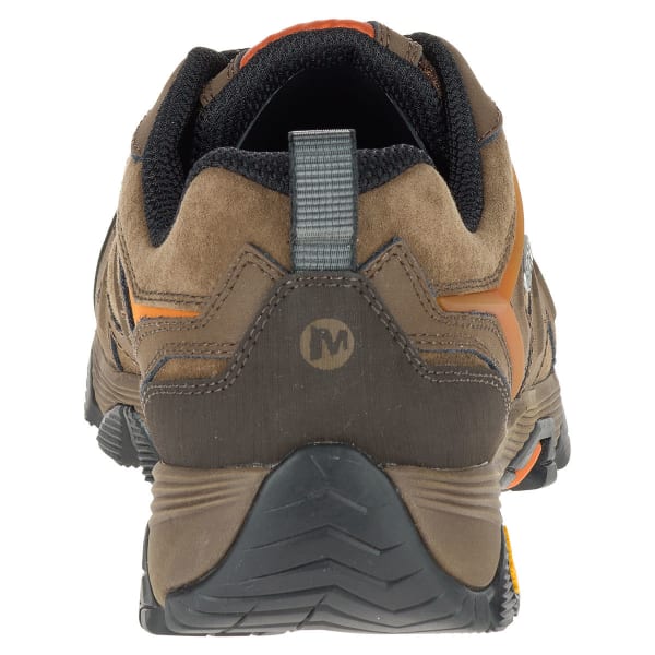 MERRELL Men's Moab FST Leather Waterproof Hiking Shoes, Dark Earth