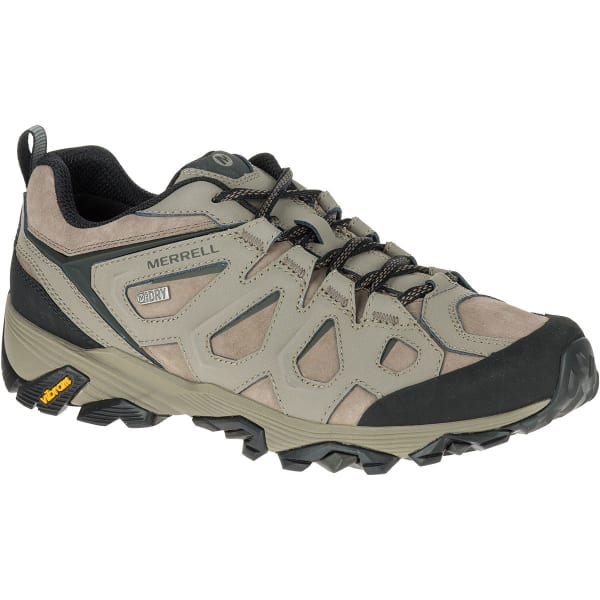 MERRELL Men's Moab FST Leather Waterproof Hiking Shoes, Boulder