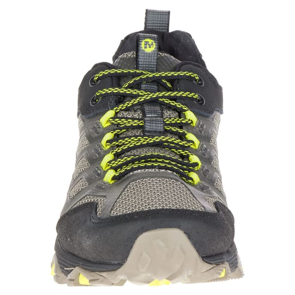 MERRELL Men's Moab FST Waterproof Hiking Shoes, Olive Black