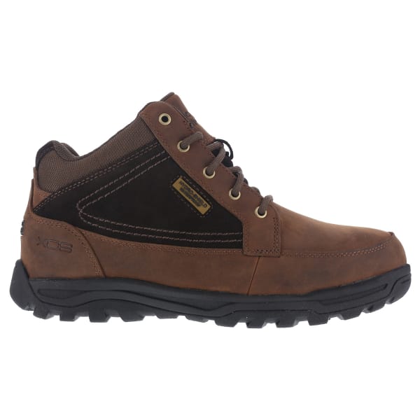 ROCKPORT WORKS Men's Trail Technique Steel Toe Trail Hiker Boots, Brown