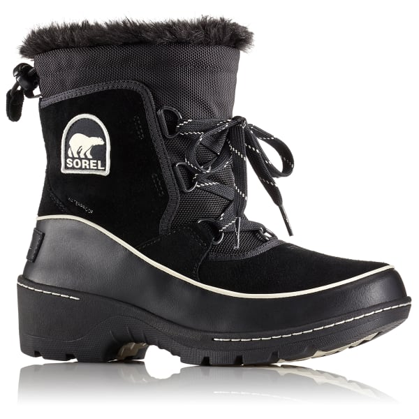 SOREL Women's 8 in. Tivoli III Waterproof Boots, Black/Light Bisque