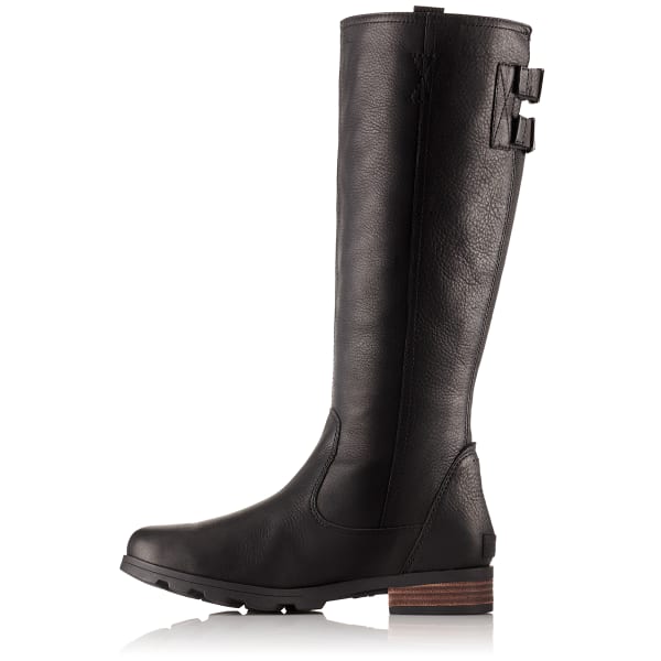SOREL Women's Emelie Tall Premium Waterproof Boots, Black