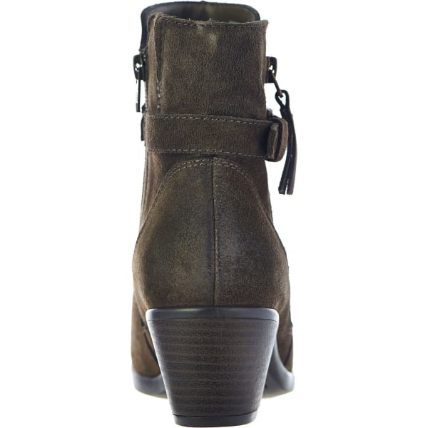 EARTH ORIGINS Women's Tori Suede Booties, Dusty Olive