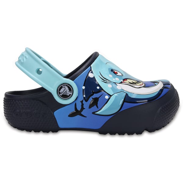 CROCS Kids' Fun Lab Lights Clogs, Blue