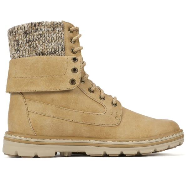 CLIFFS Women's Kendrick Lace-Up Boots, Wheat Sweater