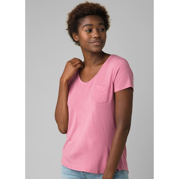 PRANA Women's Foundation V-Neck Short-Sleeve Tee