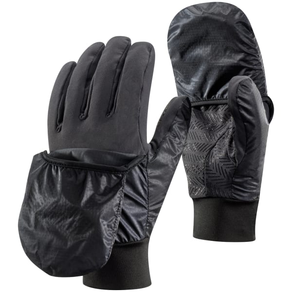 BLACK DIAMOND Wind Hood Softshell Gloves, Smoke