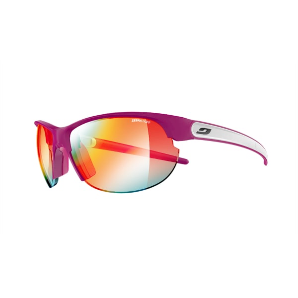 JULBO Breeze Sunglasses with Zebra Light Fire, Plum/White