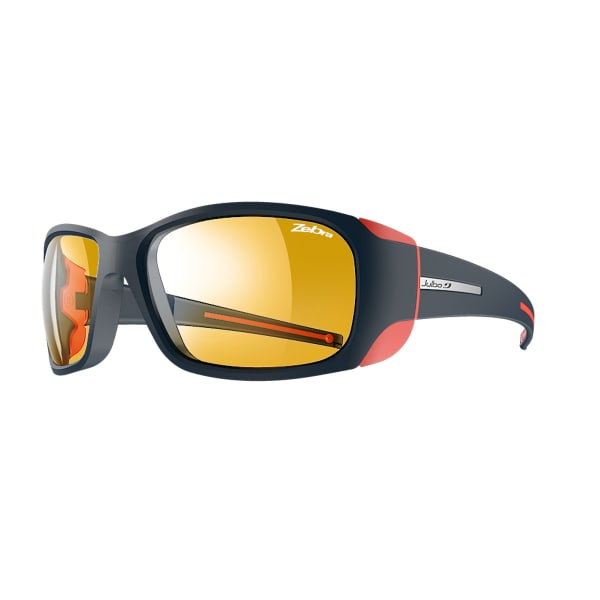 JULBO Monterosa Sunglasses with Zebra, Dark Blue/Coral