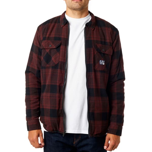 FOX Men's Torrent Sherpa-Lined Flannel Shirt