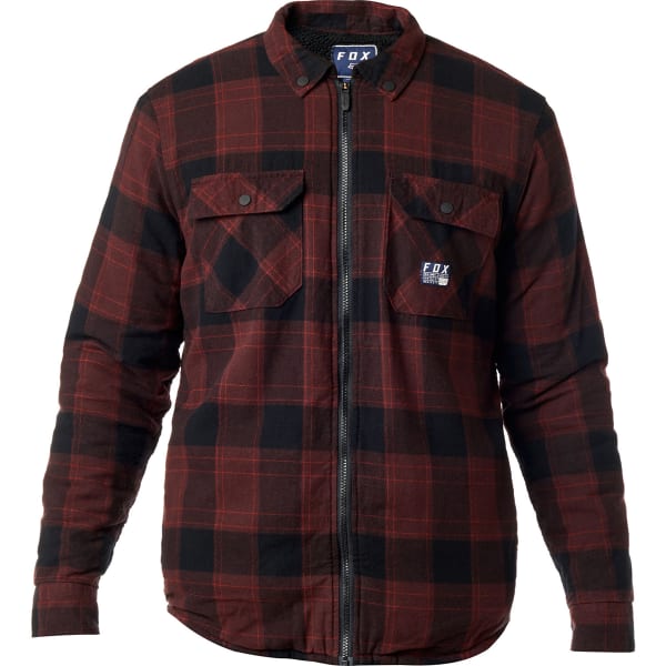 FOX Men's Torrent Sherpa-Lined Flannel Shirt