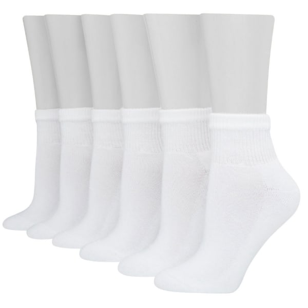 HANES Women's Ultimate Ankle Socks, 6-Pack