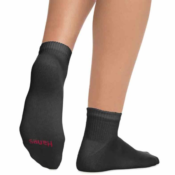 HANES Women's Ultimate Ankle Socks, 6-Pack