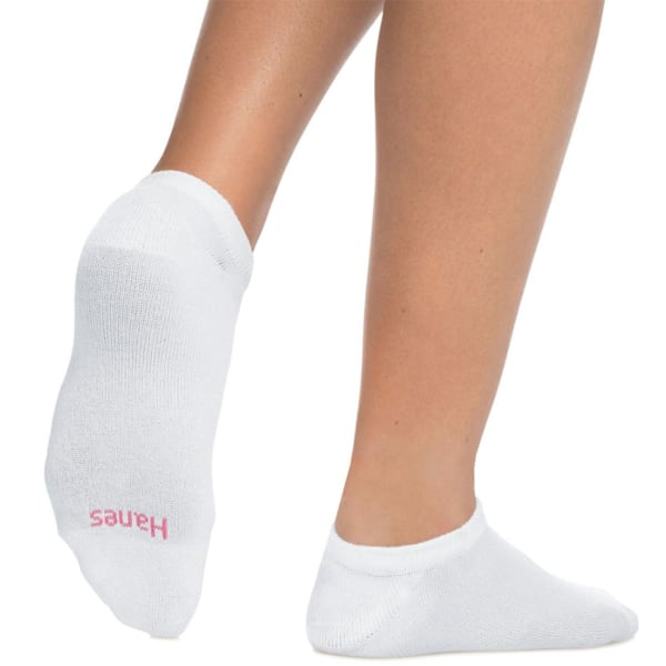 Hanes Comfort Fit Women's No-Show Socks, 6-Pairs