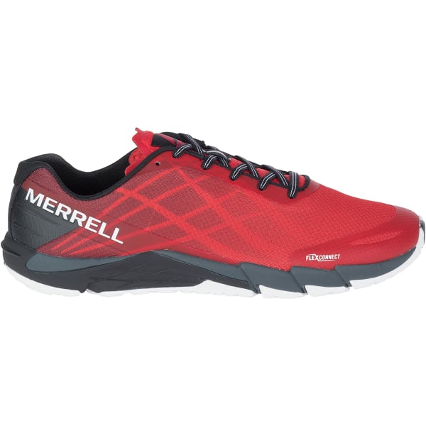 MERRELL Men's Bare Access Flex Trail Running Shoes, High Risk Red